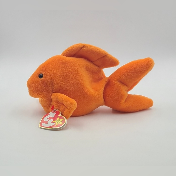 TY Beanie Baby - GOLDIE the Goldfish (4th Gen hang tag) (7.5 inch) - Picture 2 of 4